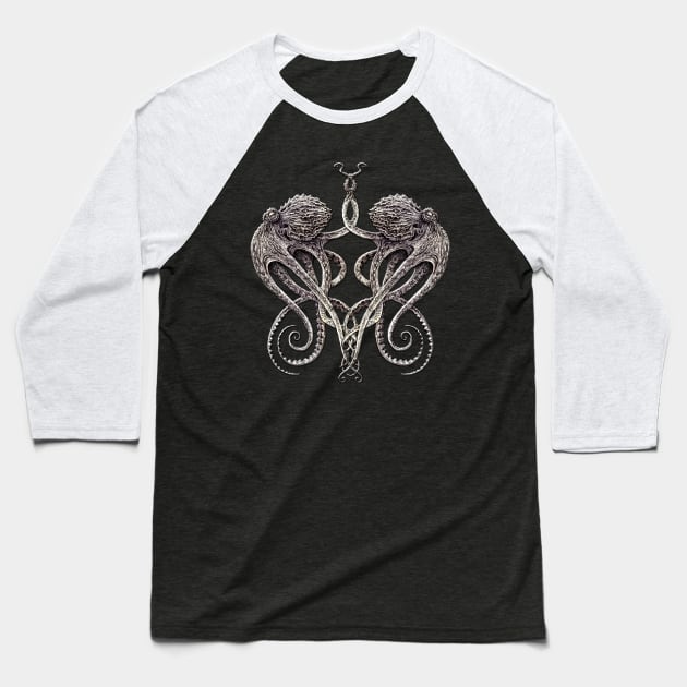 Cephalopods Baseball T-Shirt by TAOJB